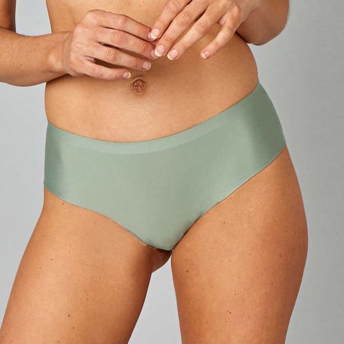 Pure Lime - Hipster – Duo Pack - Groen/Zwart – hardloopondergoed – sportonderbroek – dames – maat S