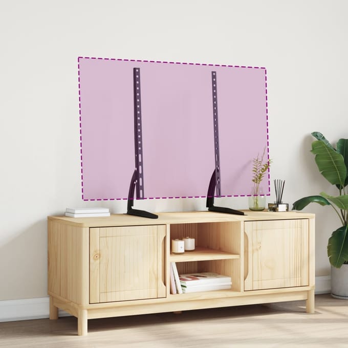 vidaXL - TV-standaards - 2 - st - 37-75 - inch - scherm - 45 - kg - Max - VESA - 600x400 - mm
