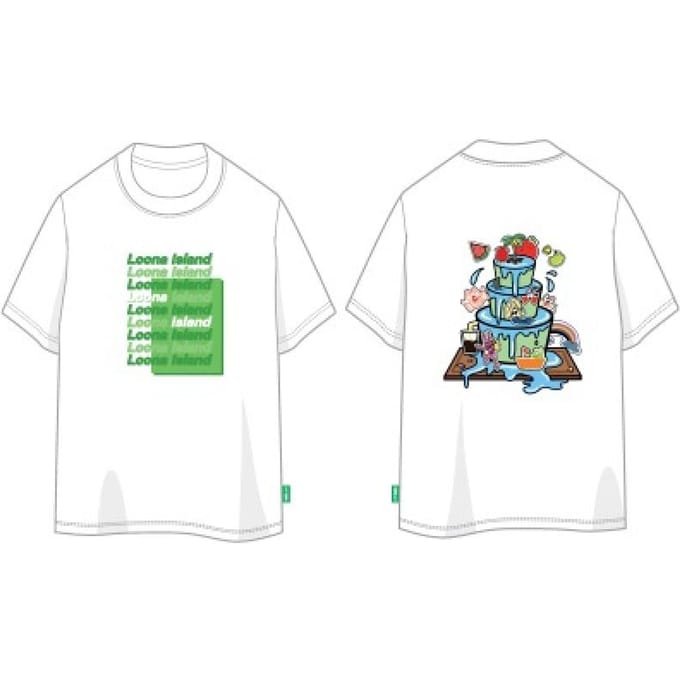 T-shirt à manches courtes Loona   03 Zone conceptuelle Île Loona white