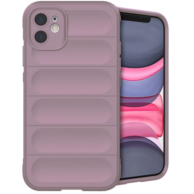 imoshion Hoesje - Geschikt voor Apple iPhone 11 - EasyGrip Backcover - Paars