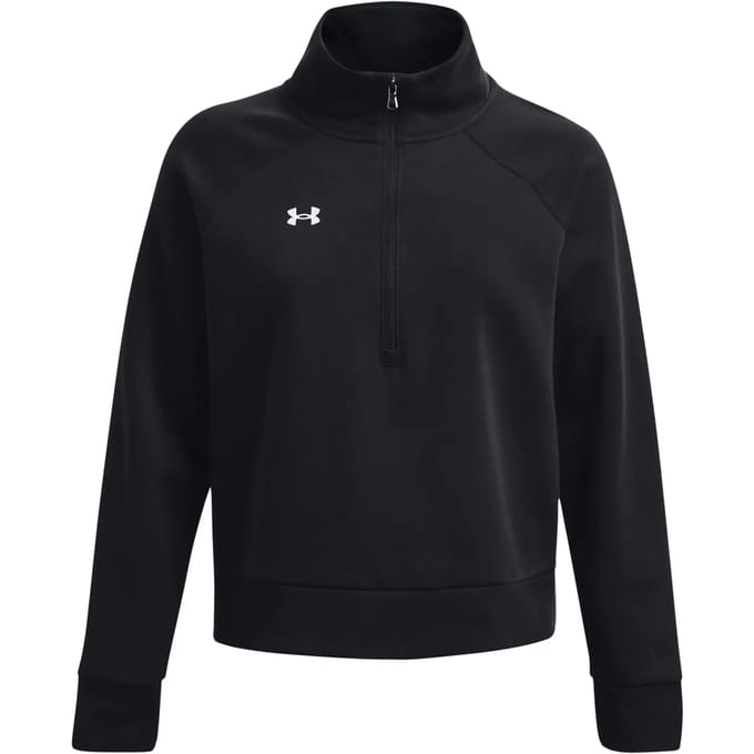 Dames fleece sweatshirt met 1/2 rits Under Armour Rival