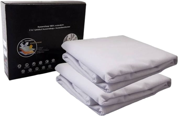 Jeannette Vite Tencel Kussensloop 2 stuks - Ritssluiting - Silk Heaven - 65cm lang x 50cm breed