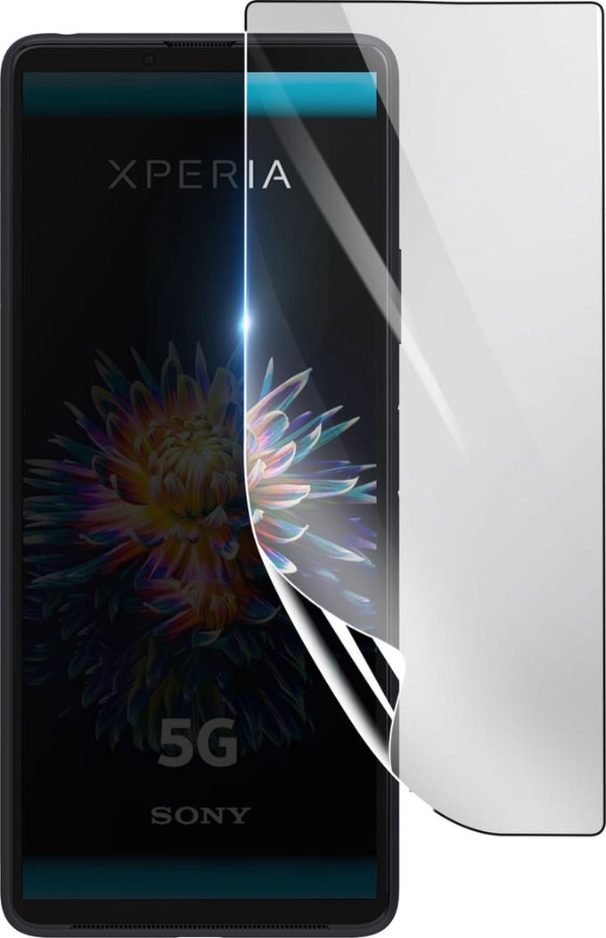 3mk, Geschikt voor Sony Xperia 10 III, Schokbestendige Hydrogel Screenprotector, Transparant