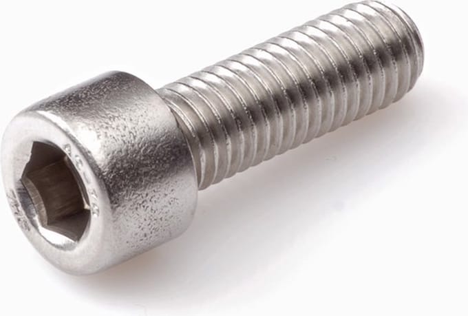 Hoenderdaal Fasteners - Binnenzeskantbout - RVS - A2 - CK - IB-6 - DIN912 M8X20 (200 stuks)