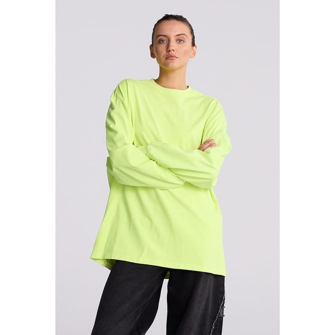 Stieglitz Basic Skate Longsleeve Yellow Größe: XXS | Longsleeves Outlet | Damen | Gelb