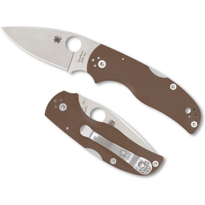 Spyderco Native 5 Brown G10 CPM 15V Sprint Run