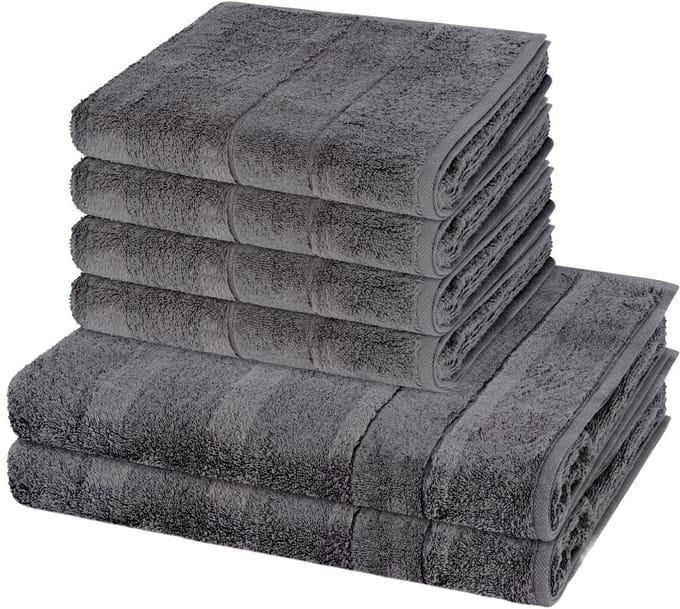 Cawö Sonstiges 4 X handdoek 2 X douchehanddoek - in set 6 pack Noblesse