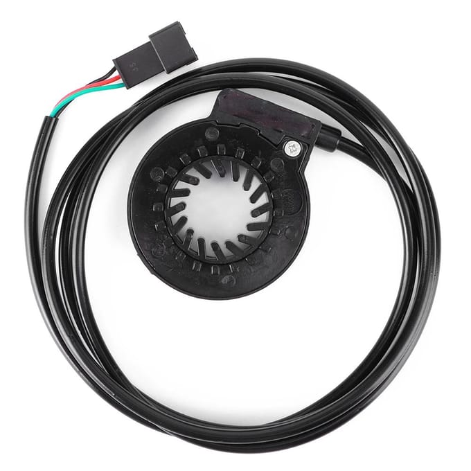 Accessoires pour vélo électrique Capteur d'assistance Double Hall 12 Aimants Roue intégrée black