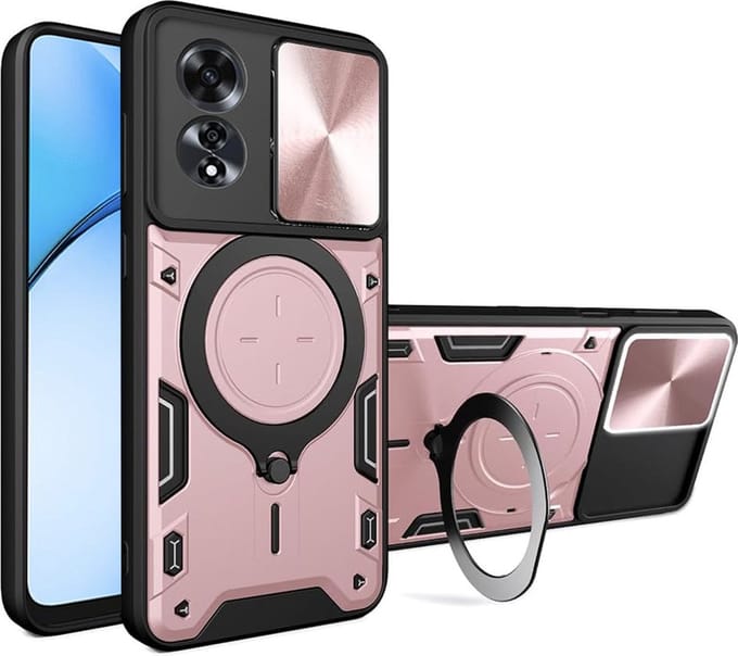Hoesje geschikt voor Oppo A60 4G - Techsuit CamGuard Pro Back Cover - Roségoud