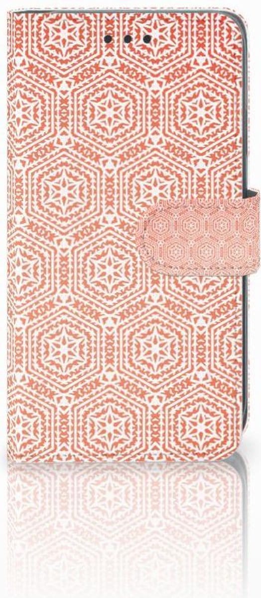 Apple iPhone Xr Telefoon Hoesje Pattern Orange