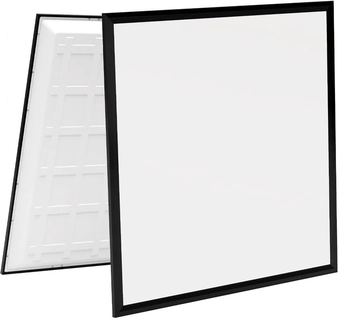 LED Paneel Zwart - 60x60 cm - 36W - CCT 3000K-6000K Instelbaar Wit Licht - 140 lm/W - 2 Stuks