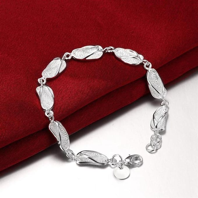 Creatieve Mode Armband Verzilverde Armband Dames Sieraden black