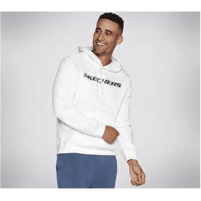 Skechers SKECH-SWEATS MOTION PULLOVER HOODIE heren sweatshirt MHD81 wit