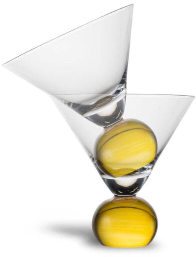 Byon - Waterglazen Spice Yellow (set van 2) - Waterglazen