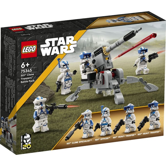 LEGO 75345 Star Wars 501st Clone Troopers Battle Pack Bouwbaar Speelgoed voor Kinderen
