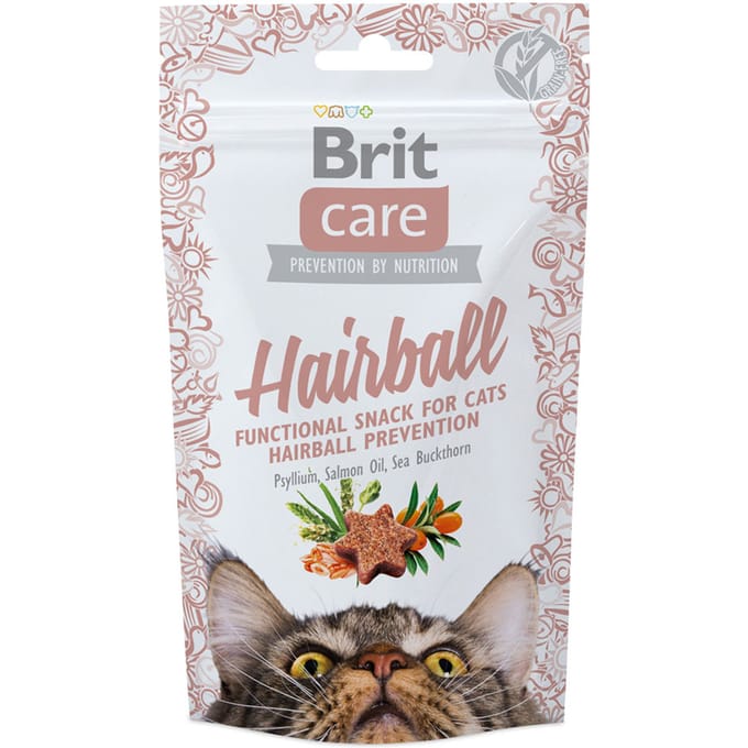 50g Brit Care Hairball Cat Snack