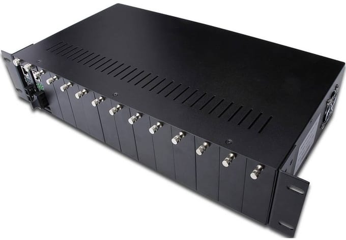 Netwerk mediaconverter Behuizing Digitus DN-82000