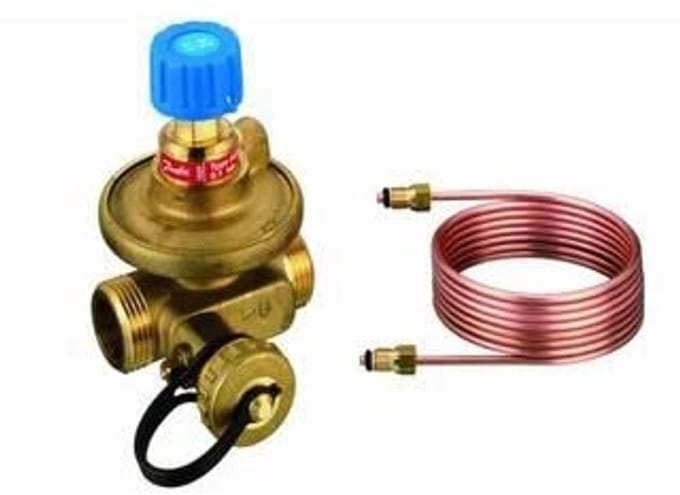 Danfoss Strengdrukverschilregelaar ASV-P ASV-P 20, G 1 AG, Setpoint 0,1 bar, 003L7627