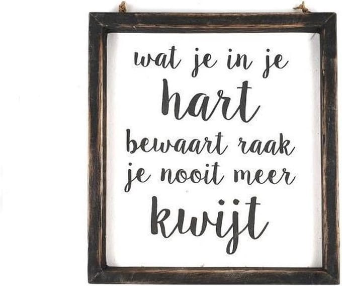 Wat je in je Hart bewaart Tekstlijstje