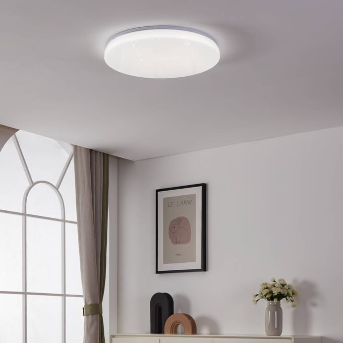 EGLO connect.z Totari-Z Smart Plafondlamp - Ø 53 cm - Wit - Instelbaar wit licht - Dimbaar - Zigbee