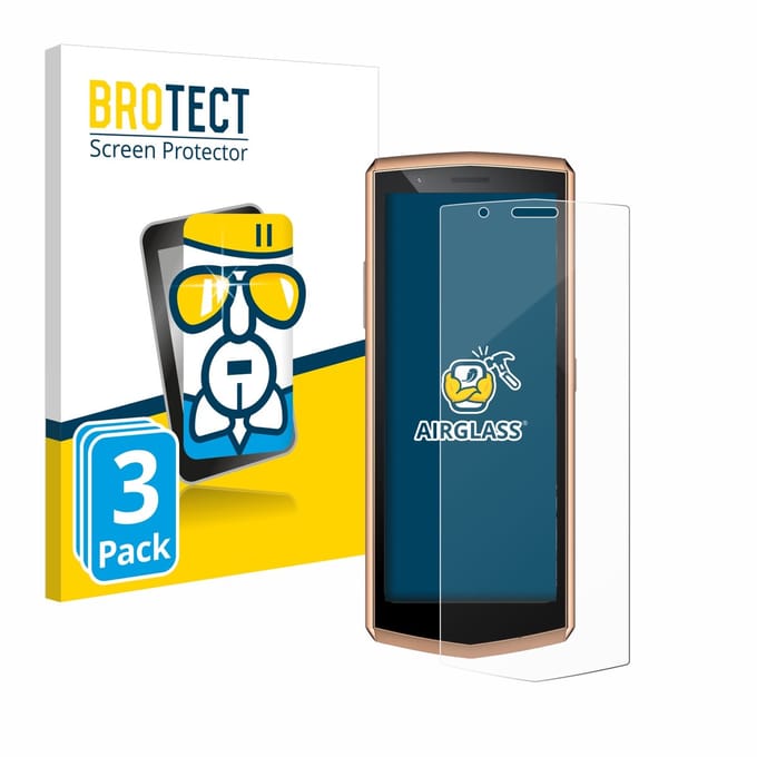 Screenprotector 3 Stuks voor Cubot Pocket 3 Beschermglas transparant