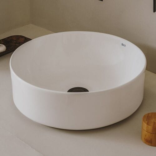 Roca Ona countertop washbasin, Ø 37 cm, round A32768J000