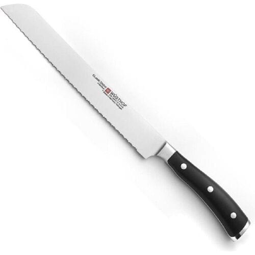 Wusthof - Classic Ikon Broodmes met precisie dubbele kartel 23 cm