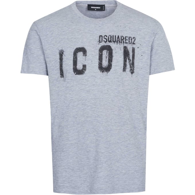 T-Shirt Grey Melange Dsquared2
