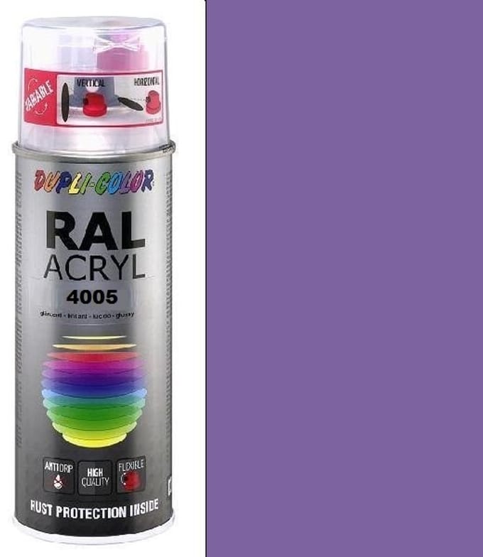 Motip Dupli-Color Spuitbus Acryl Hoogglans - RAL 4005 Blauwlila