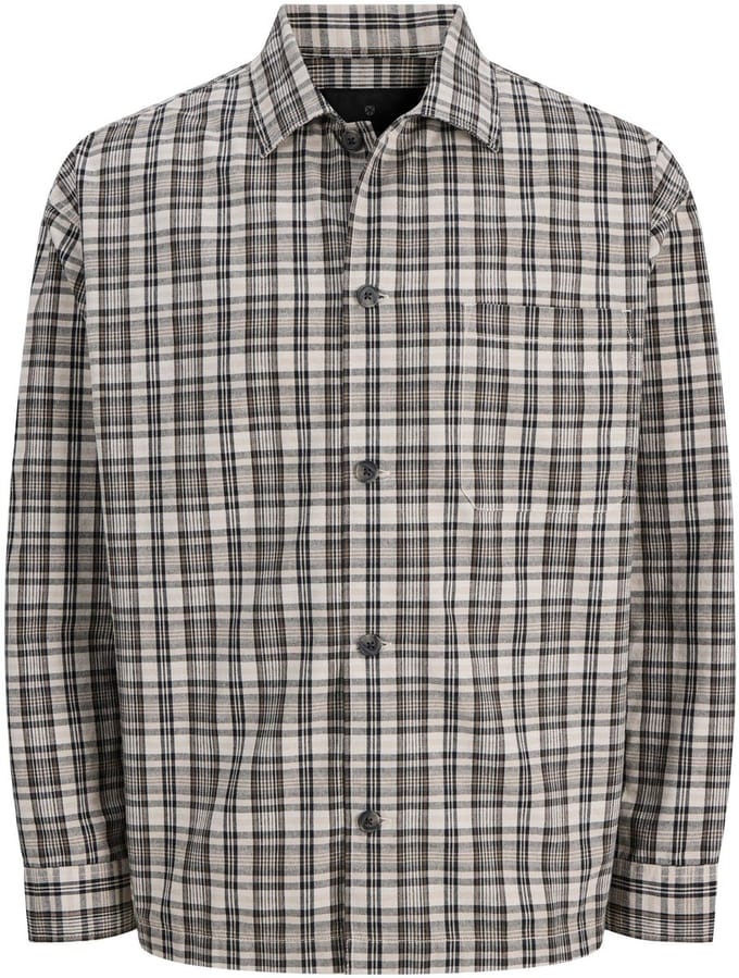 Jack & Jones Geruit overhemd Wide Fit Geruit overhemd