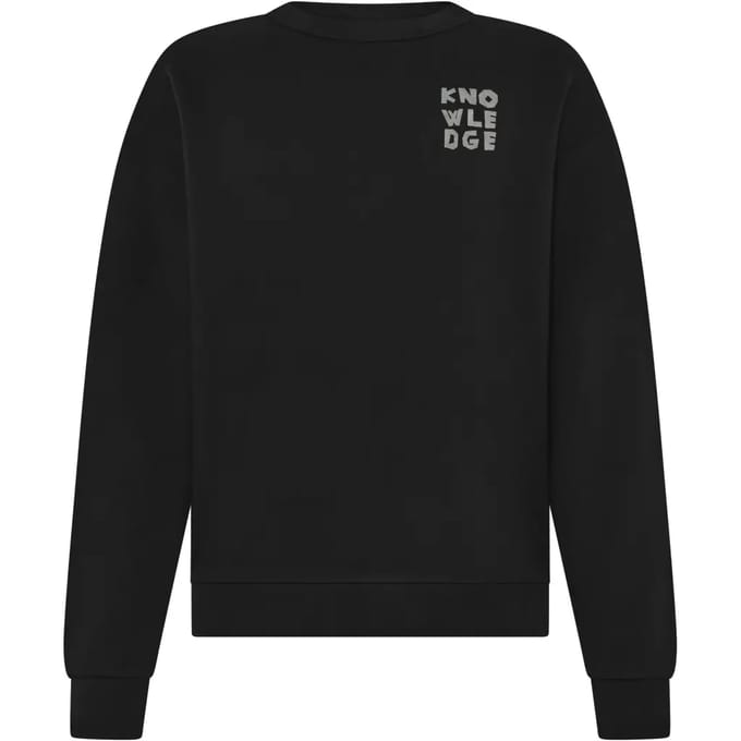 Bedrukt sweatshirt met ronde hals KnowledgeCotton Apparel