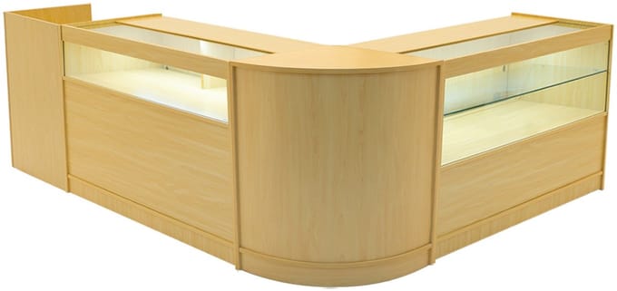 Gravity led toonbankset - esdoorn - b1200/c1200/tb60/cm60 - flatpack