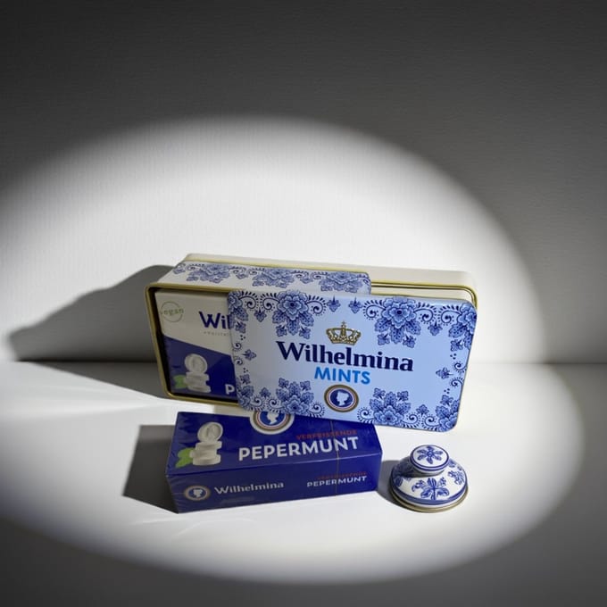 Wilhelmina Pepermunt - Mints 3 (drie) Schuifbakjes inc. navulling - Vegan