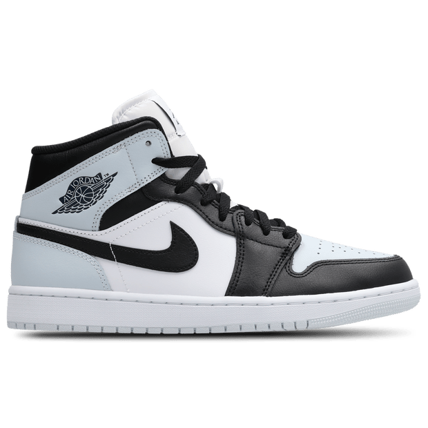 Jordan Aj1 Mid Sneakers Heren - Zwart - Maat 46 - Leer, Synthetisch