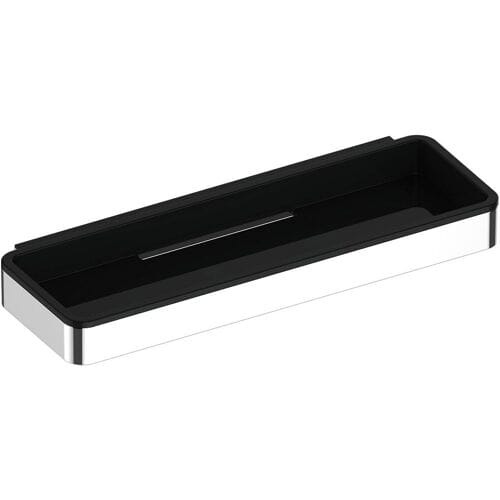 Keuco Plan - Badkamer plank, lengte 29 cm, chroom/zwart 14958010037