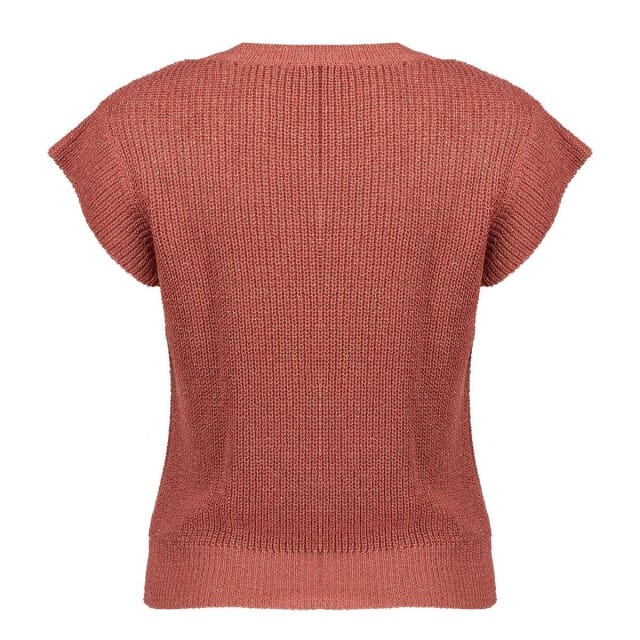 Geisha 64082-70 743 pullover lurex sleeveless stone red/gold