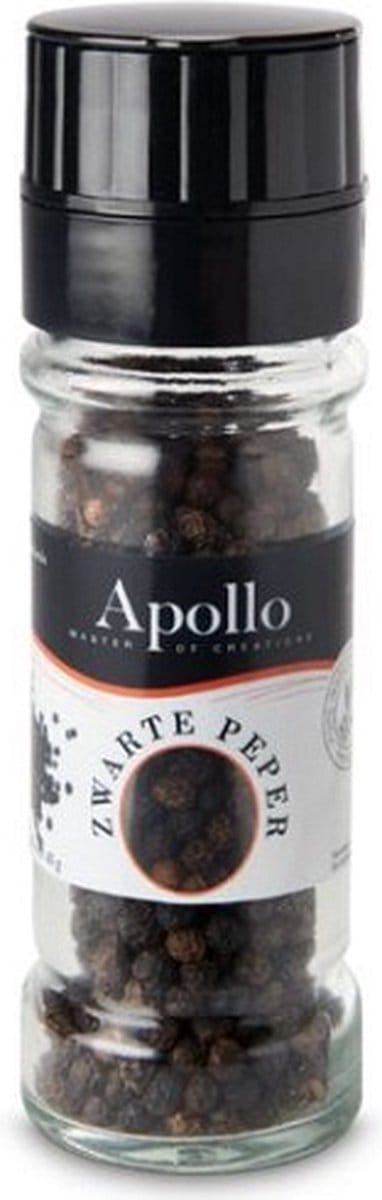 Apollo Zwarte peper heel 45 gr per fles, krimp 6 flessen