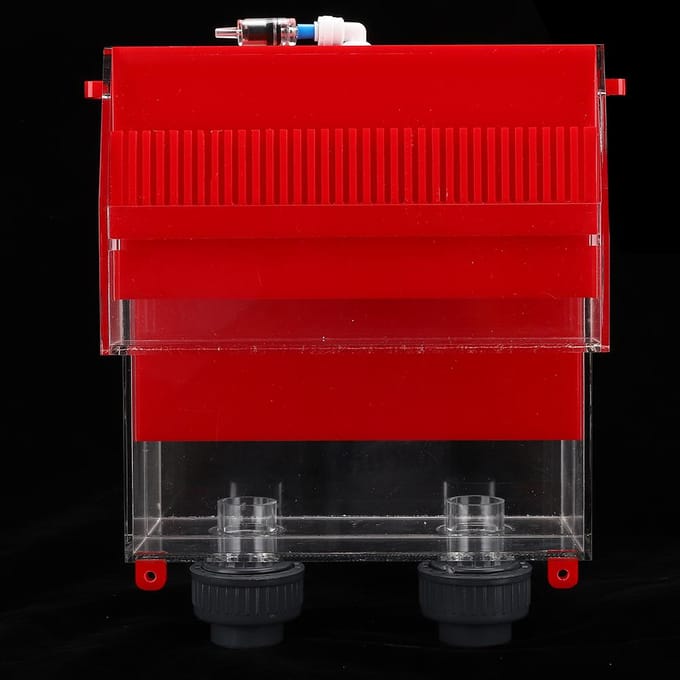 Acryl Rood Aquarium Sifon Vrije Gaten Zonder Elektriciteit Zelfstart Overloopbox Vistentanks red