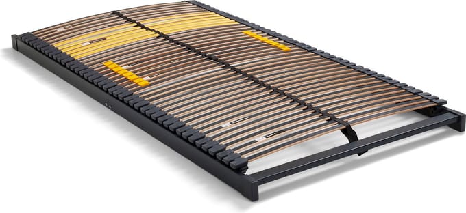 Beter Bed Bossflex 600 Lattenbodem 70 x 210 cm - Bedbodem - Vlak - Max. 120kg - Antraciet/Geel