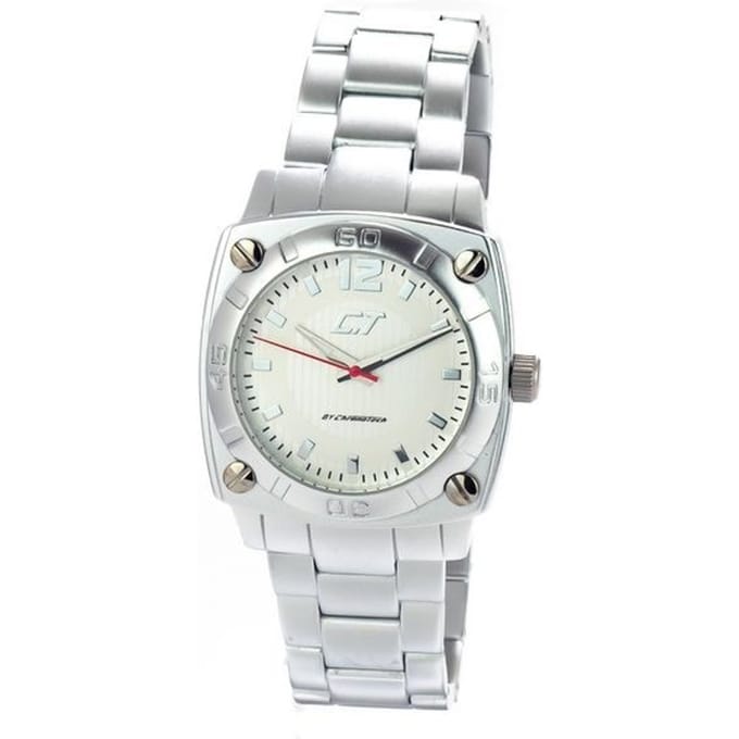 Horloge CHRONOTECH CC7079M-06M. Kwarts, Kleur zilver. Man. gray