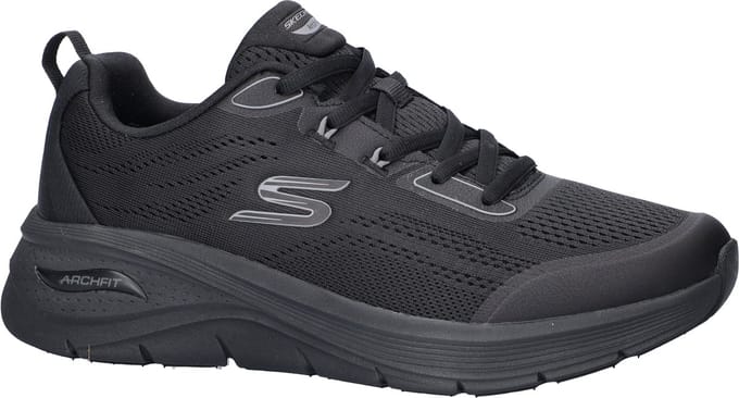 Skechers Arch Fit 3.0 Prawsper Textiel Heren Zwarte Mesh/TPU Sneakers
