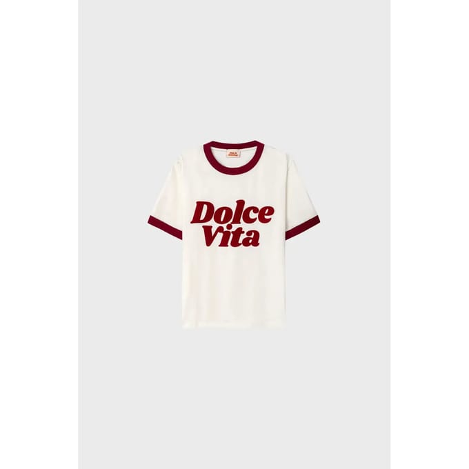 T-shirt dames She is Sunday Dolce Vita