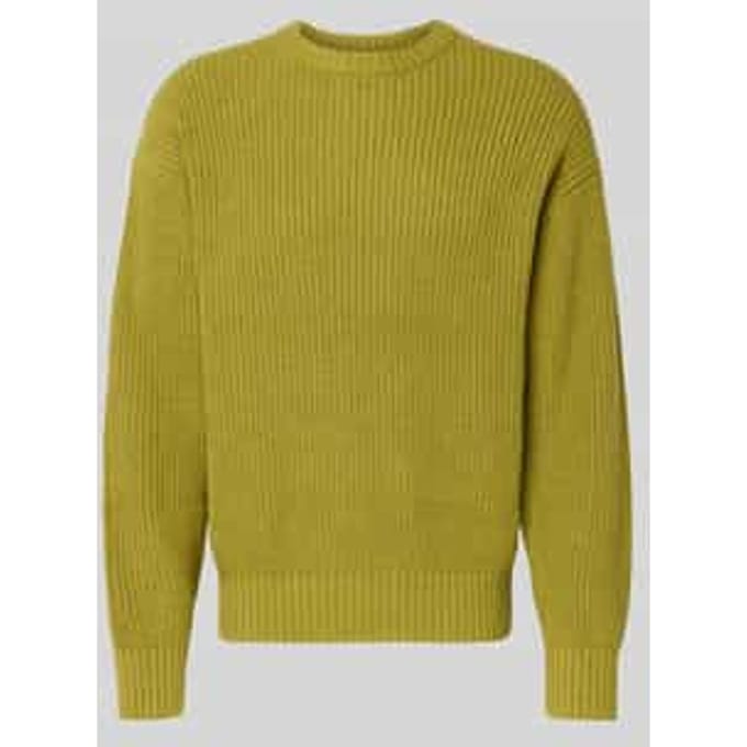 Loose fit gebreide pullover met wol