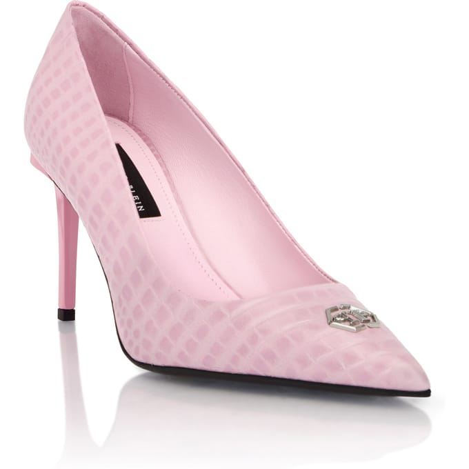 Cocco Print Decolette Mid Heels Hexagon 9