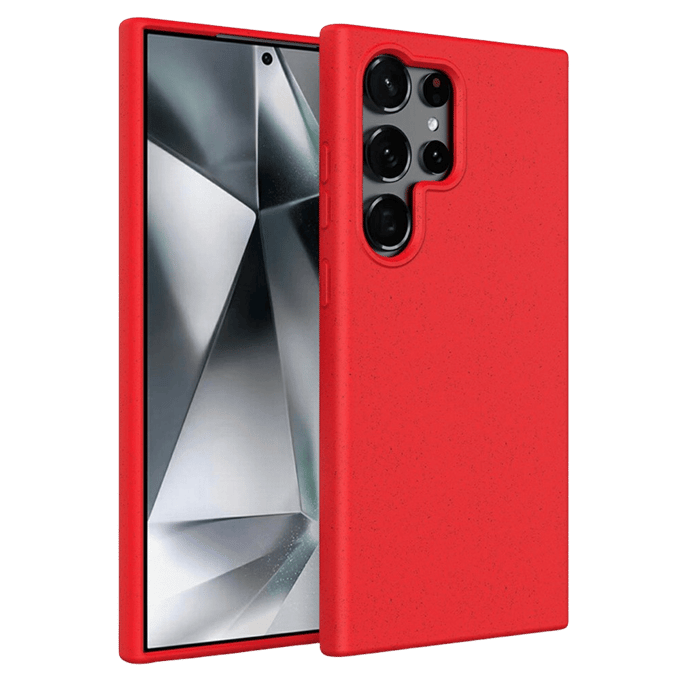 Mocaa Samsung Galaxy S26 Ultra Bio Beschermhoesje Rood