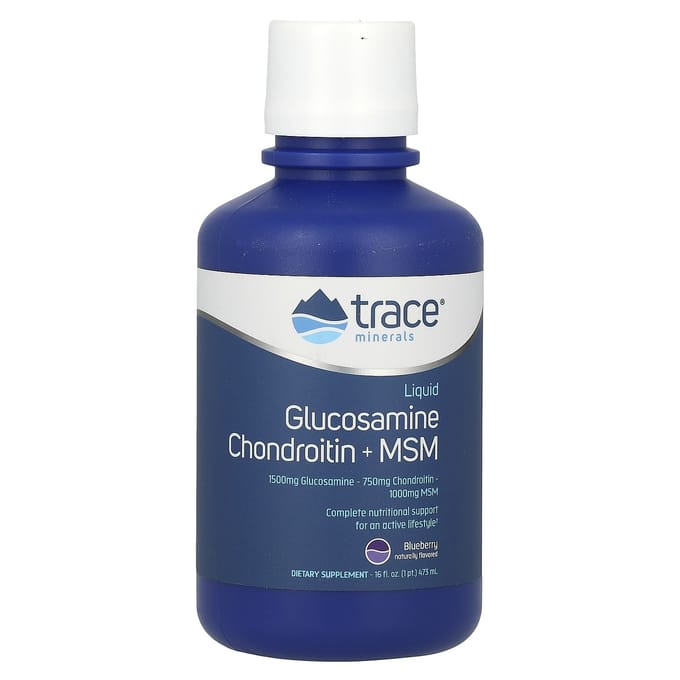 Sporen, Vloeibare Glucosamine, Chondroïtine + MSM, Bosbes, 16 fl oz (473 ml)