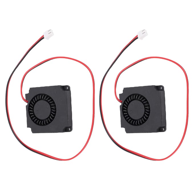 2 stuks 3D-printer moederbord koelventilator vervanging voor FlashForge AD 5M PRO 3D-printer 4010 dubbel kogelgelagerde ventilator black