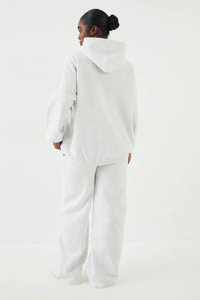 Dames DSGN Studio Applique Rechte Pijp Jogger | Asgrijs | Maat: Medium