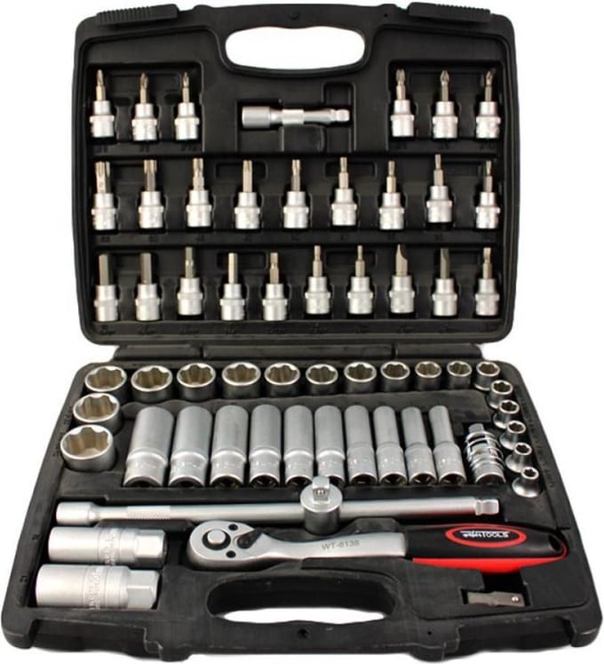 3/8'' doppenset 61-delig