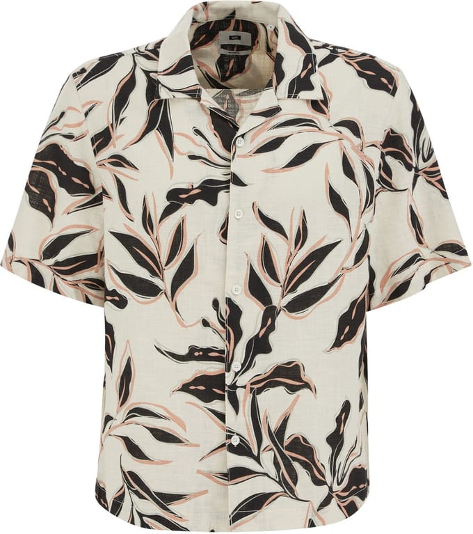 WE Fashion Heren relaxed fit overhemd met print